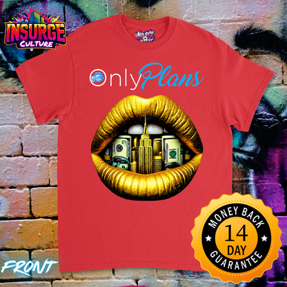 O.P Lips Half Sleeve Shirt Unisex Adult