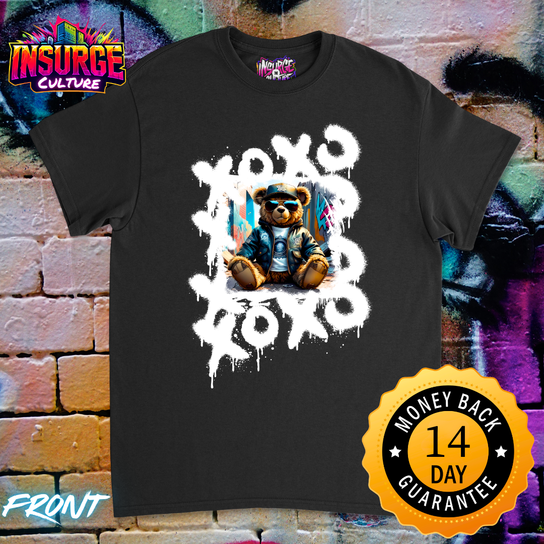 XOXO Bear Half Sleeve Shirt Unisex Adult